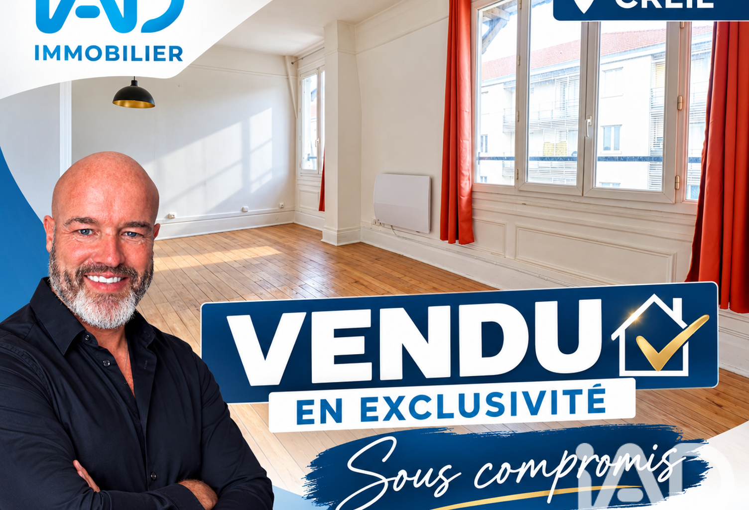 Vente Appartement 3 pièces — photo 1