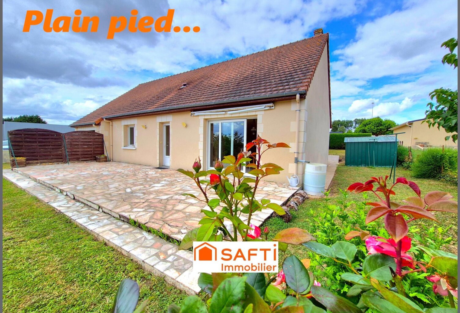 PLAIN PIED 2 chambres proche commodités + jardin — photo 1