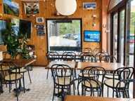 Murs et fonds snack bar restaurant glacier crêperie — photo 4