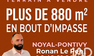 Terrain  885 m² à vendre à Noyal-Pontivy (56920)
