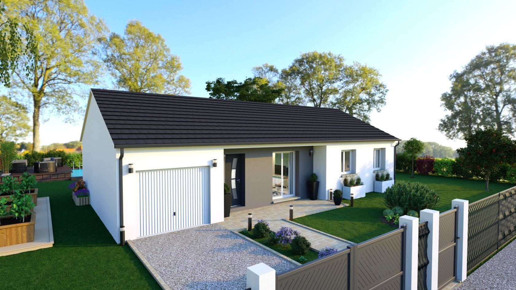 Projet de construction d'une maison 90 m² avec terrain à VENDAT (03)