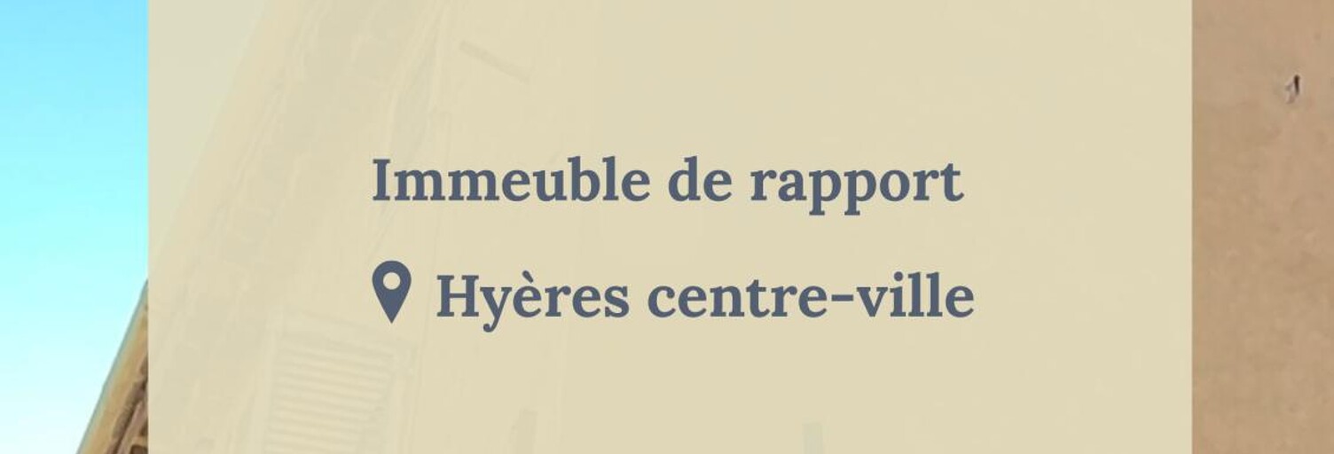 Immeuble  147 m² à vendre à Hyères (83400)