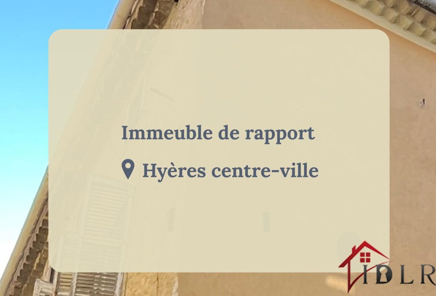 IMMEUBLE DE RAPPORT CENTRE-VILLE HYERES — photo 1