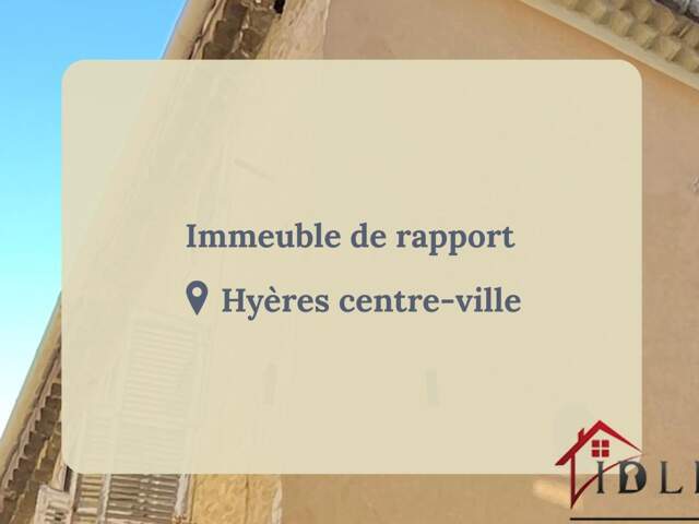 IMMEUBLE DE RAPPORT CENTRE-VILLE HYERES — photo du bien