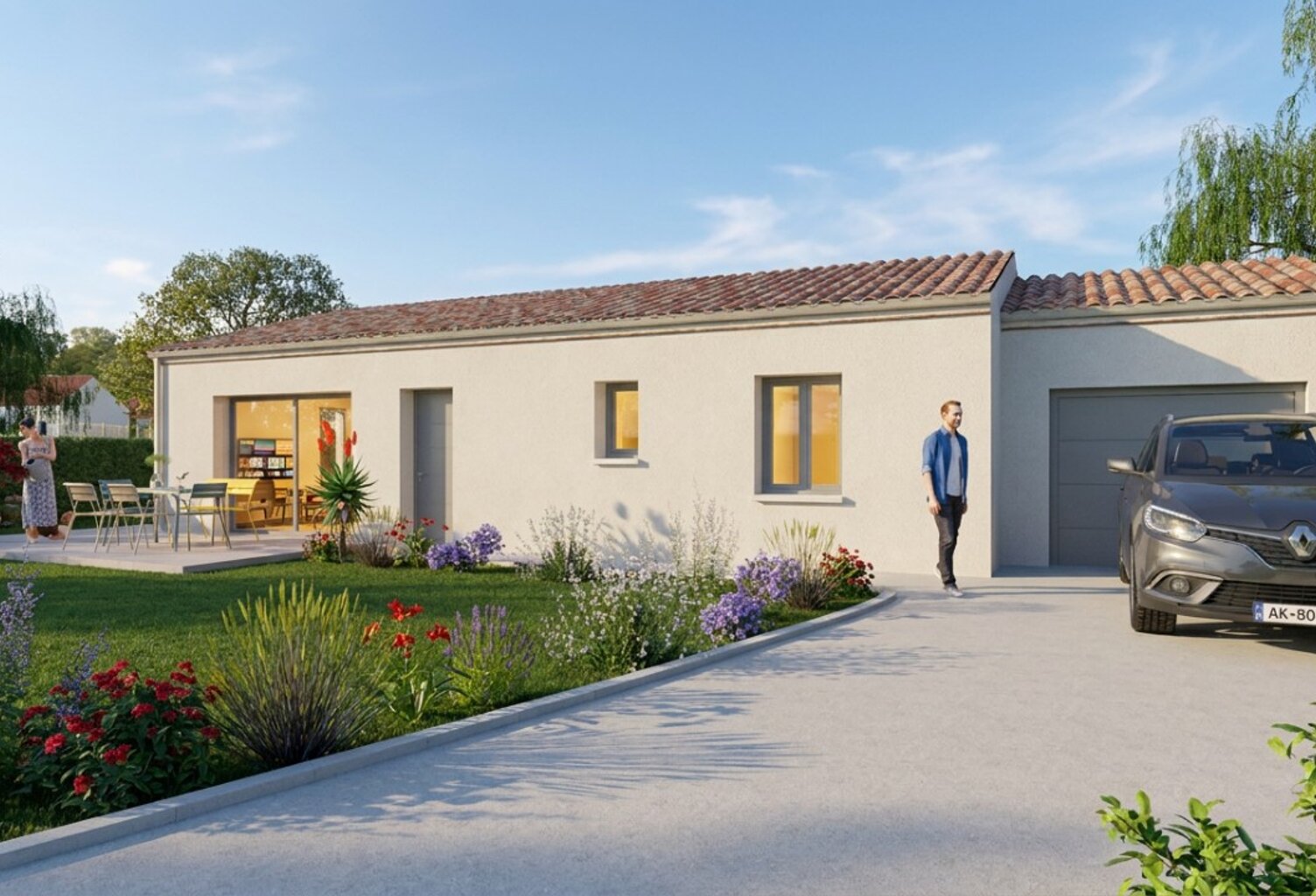 À vendre : Maison de 3 chambres + garage sur un terrain de 505 m² à Grillon — photo 1