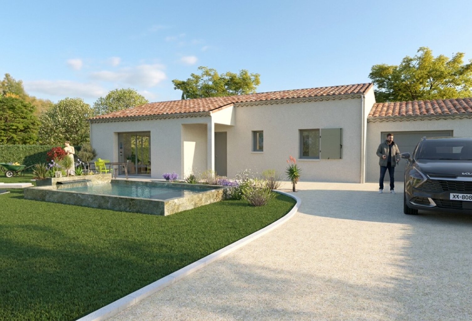 À vendre : Maison – 3 chambres + garage sur un terrain de 750 m² à Grignan — photo 1