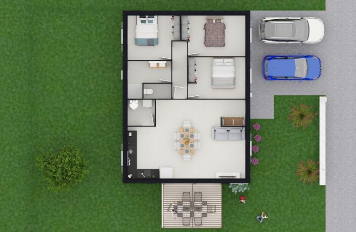 St GERVAIS sur ROUBION :Maison+ Terrain!! — photo 3