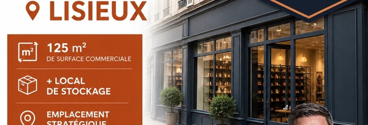 Commerce 1 Pièce 125 m² à vendre à Lisieux (14100)