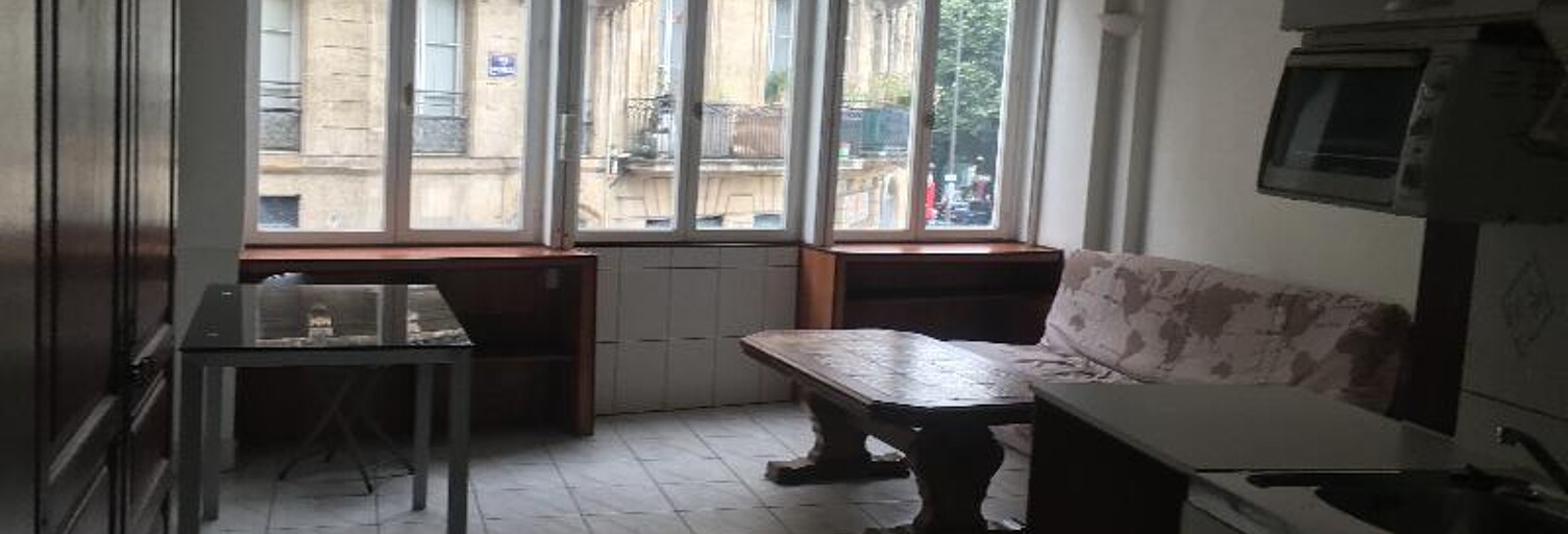 Appartement 1 Pièce 21 m² à louer à Bordeaux (33000)
