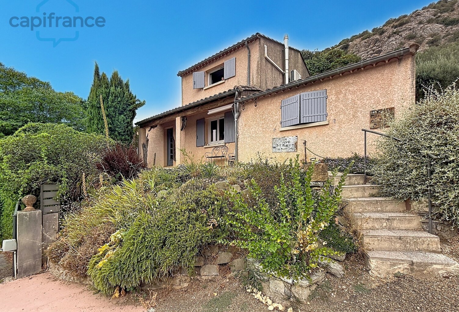Maison à vendre 5 pièces ANDUZE (30) terrain environ 865 m2 et piscine — photo 1