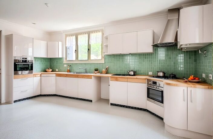 Dpt Sarthe (72), à vendre LA CHARTRE SUR LE LOIR maison P6 de 132,48 m² - Terrain de 629,00 m² - cave-balcon- terasse — photo 3