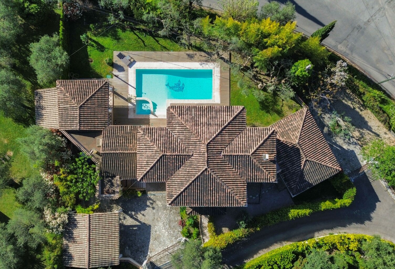 Villa contemporaine de prestige – Vue mer – Piscine chauffée & jacuzzi – Saint-Jean Grasse — photo 1