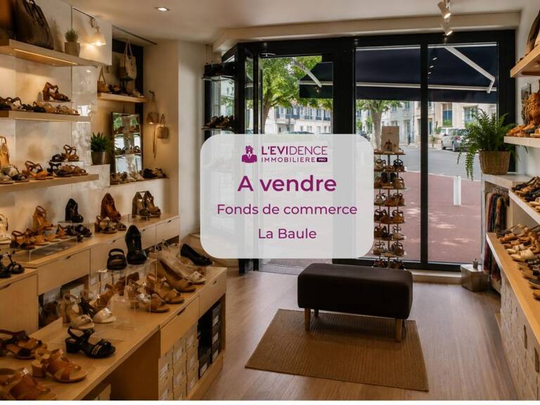 A vendre, fonds de commerce de chaussures, en centre ville de La Baule — photo 1