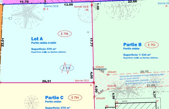 TERRAIN À BÂTIR – OPTEVOZ (Lot A) — photo 2
