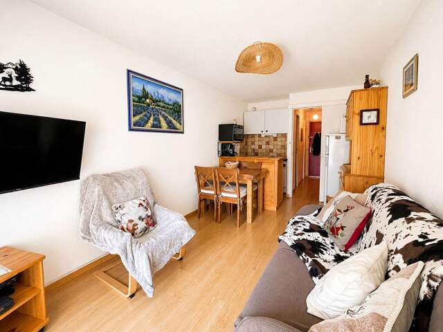 Studio 25,66 m² avec loggia fermée et extérieur ,La Foux d'Allos — photo du bien