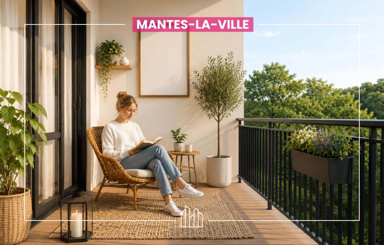 Mantes-la-Ville Appartement 2 pièces 44 m²
