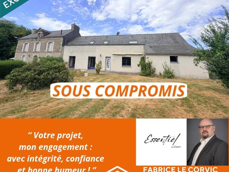 MAISON TRADITIONNELLE DE 123 M2 SUR UN TERRAIN DE 6328 M2 A PLUMELIAU BIEUZY — photo 1