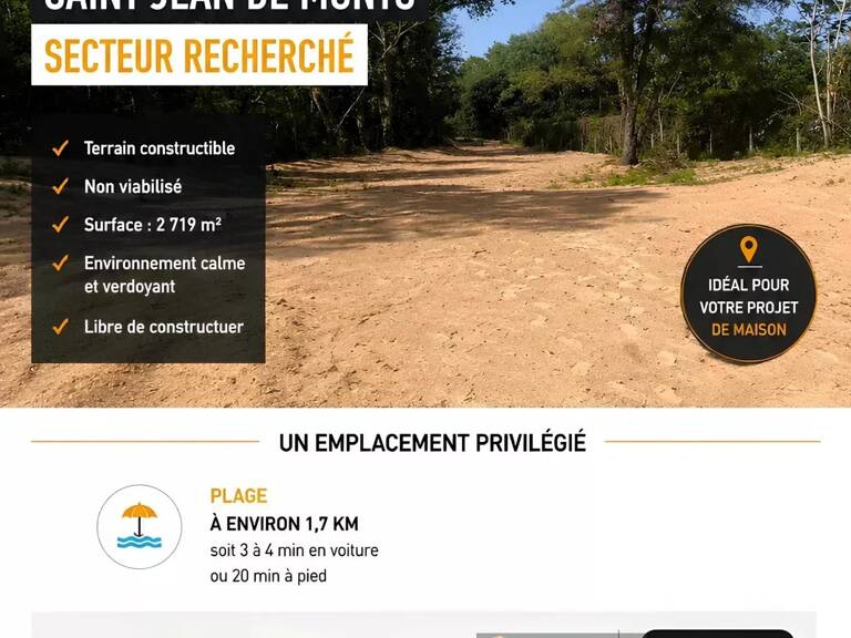 Terrain constructible de 2719 m2 — photo 1