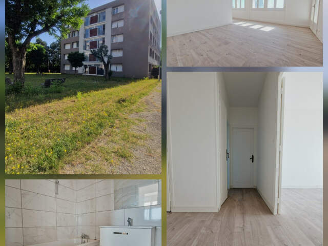 APPARTEMENT F4 AVEC TERRASSE FERMEE PARKING CAVE — photo du bien