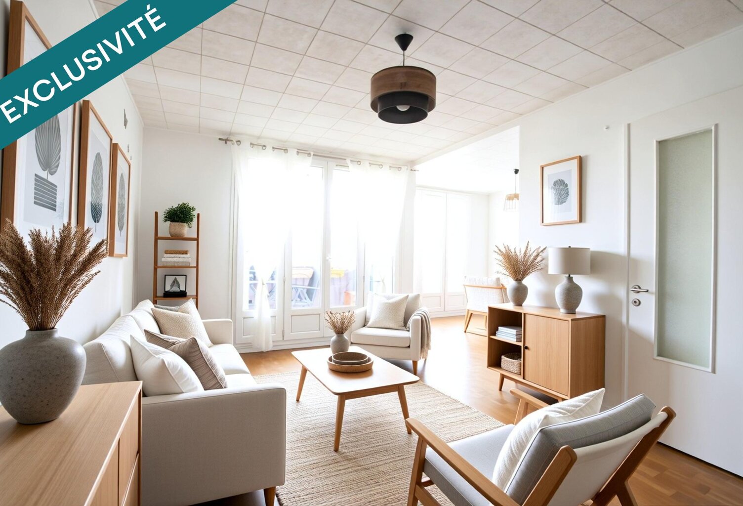 Appartement 5 pièces de 83m² avec place de parking privative et cave — photo 1