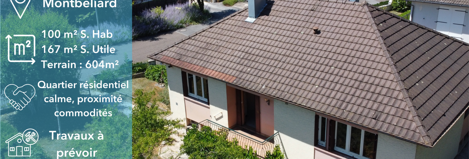 Maison 5 Pièces 100 m² à vendre à Montbéliard (25200)