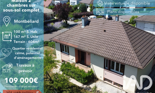 Maison 5 Pièces 100 m² à vendre à Montbéliard (25200)