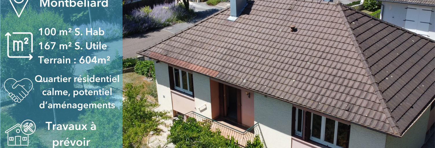 Maison 5 Pièces 100 m² à vendre à Montbéliard (25200)