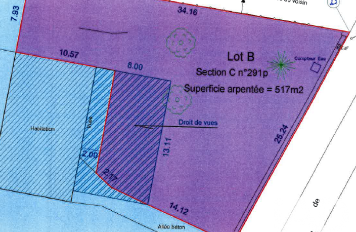 Vente Terrain à bâtir 517 m&sup2; — photo 3