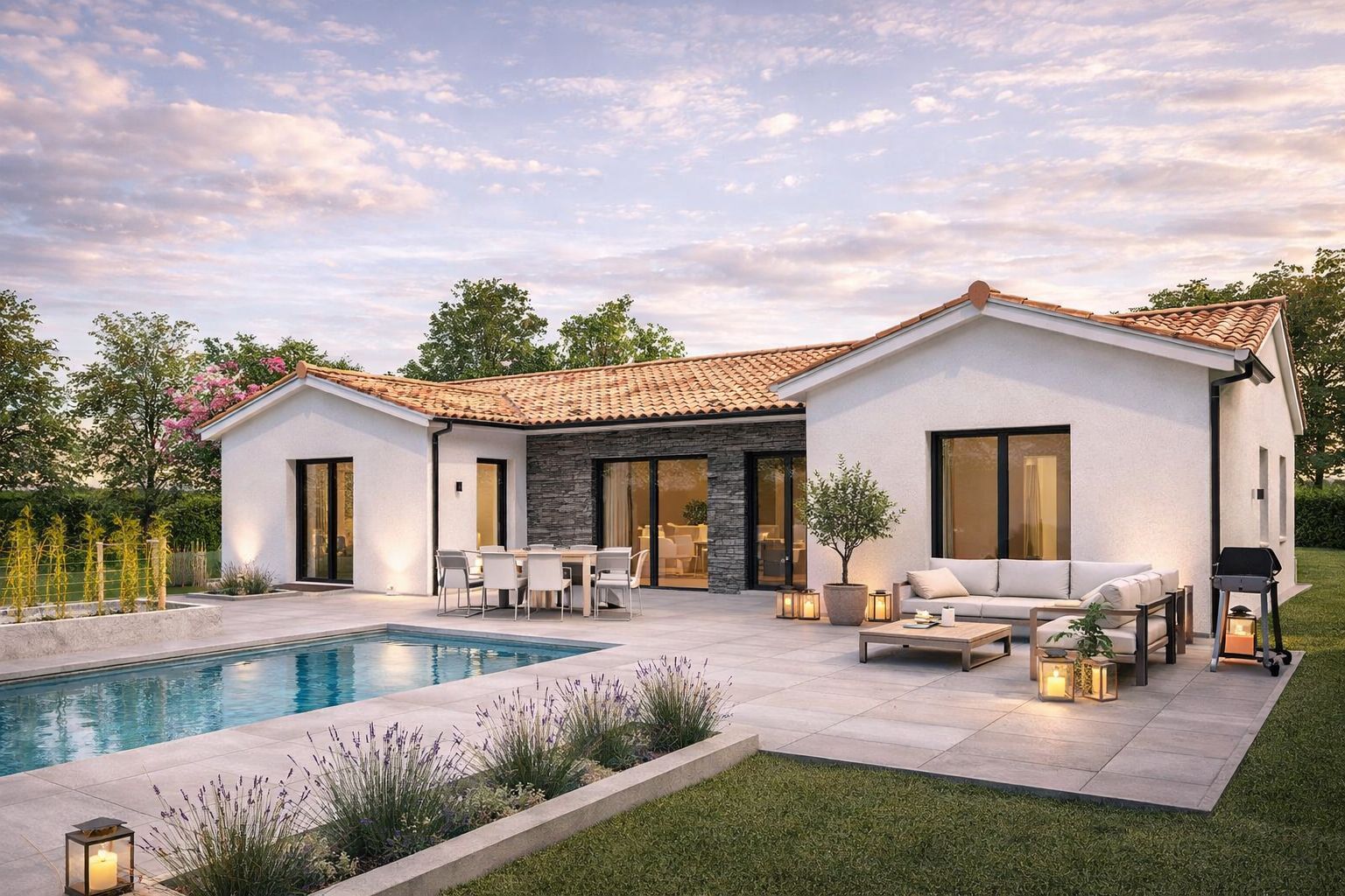 Projet de construction d'une maison 116 m² avec terrain à SAINT-SULPICE-ET-CAMEYRAC (33)