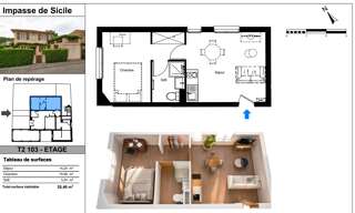 Appartement 2 Pièces 29 m² à vendre à Toulouse (31400)