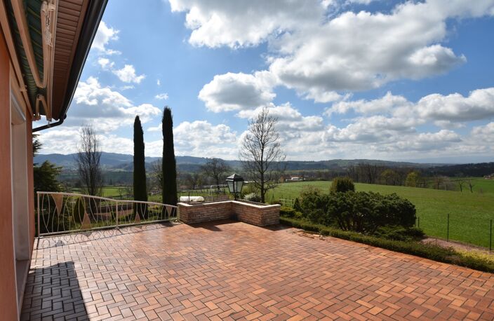 Vue exceptionnelle sur la campagne du sud brionnais - maison 120m² - 3 chambres - secteur trés calme — photo 5