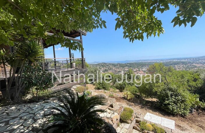 OLLIOULES - Maison d'architecte EVOLUTIVE de 145 m2 - Vue MER EXCEPTIONNELLE, CALME, CAMPAGNE, SECURISE, SANS VIS A VIS, TERRASSE — photo 2