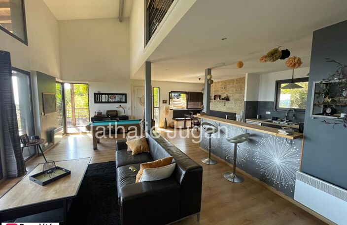OLLIOULES - Maison d'architecte EVOLUTIVE de 145 m2 - Vue MER EXCEPTIONNELLE, CALME, CAMPAGNE, SECURISE, SANS VIS A VIS, TERRASSE — photo 5