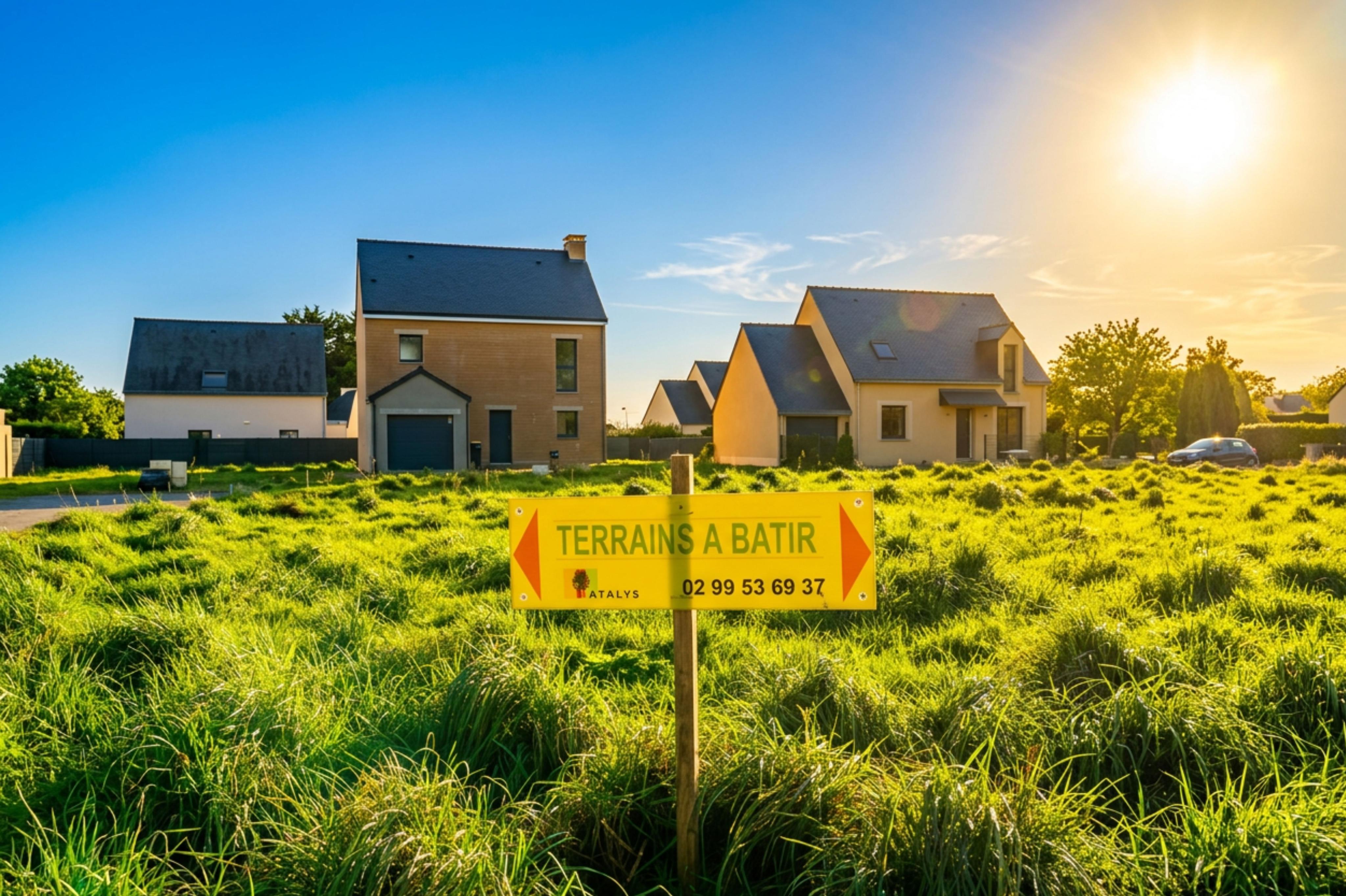 Terrain viabilisé, libre de constructeur