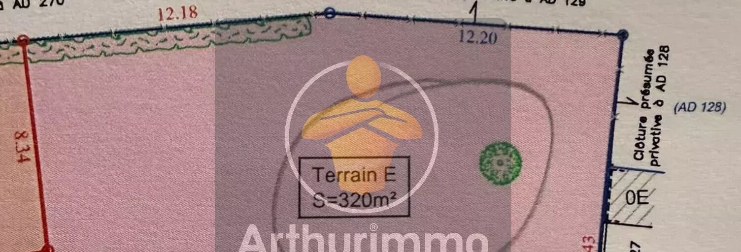 Terrain  320 m² à vendre à Ormesson-sur-Marne (94490)