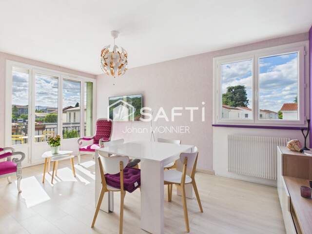 Appartement T3 de 64 m2 fonctionnel, 2 balcons, garage dans une résidence sécurisée à deux pas du centre ville — photo du bien
