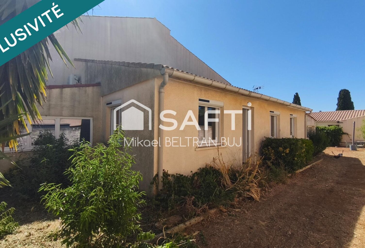 Frontignan  Villa de plain-pied entièrement rénovée avec grand terrain piscinable — photo 1
