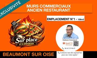 Commerce 4 Pièces 106 m² à vendre à Beaumont-sur-Oise (95260)