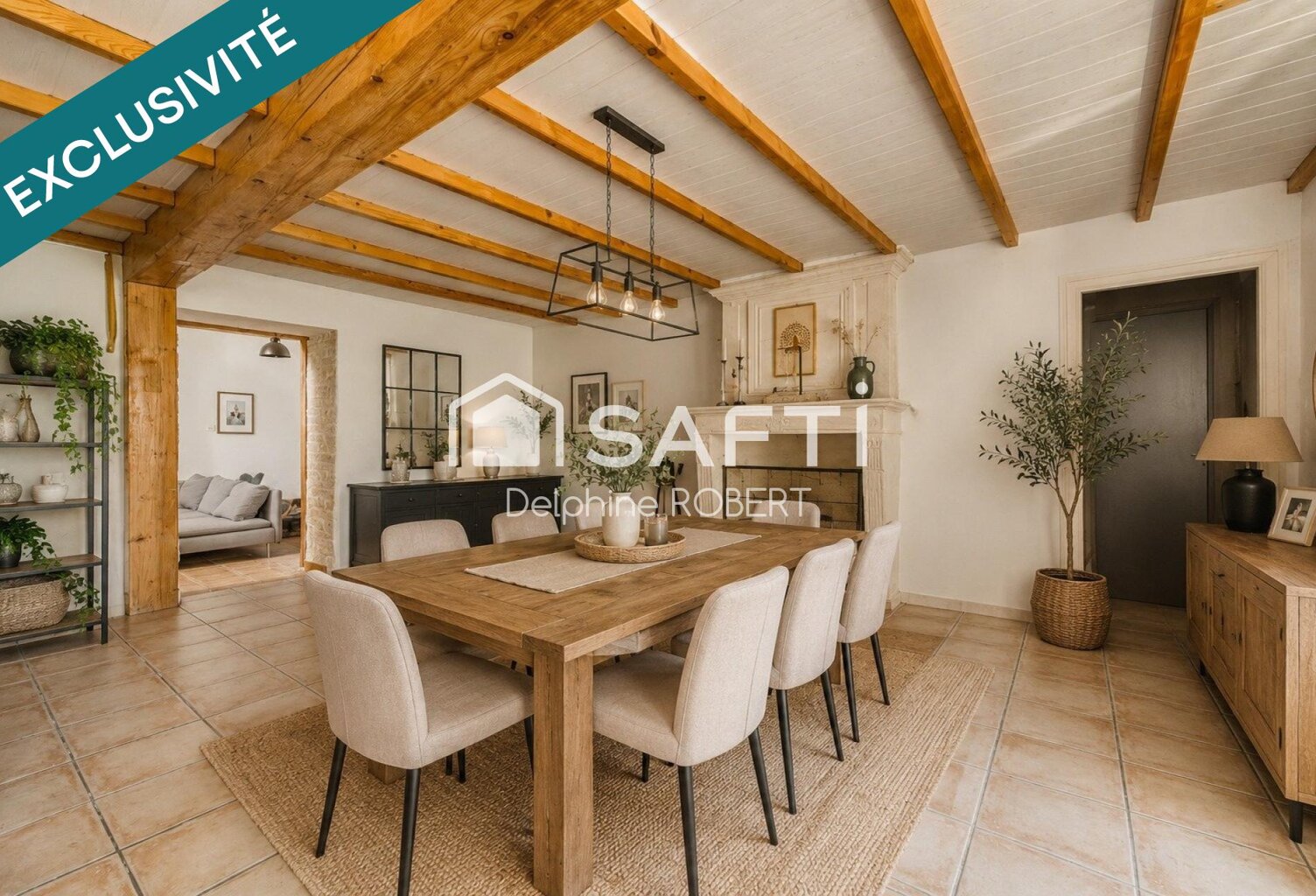 Maison en pierre de 142m² - 3 chambres - 1 bureau — photo 1