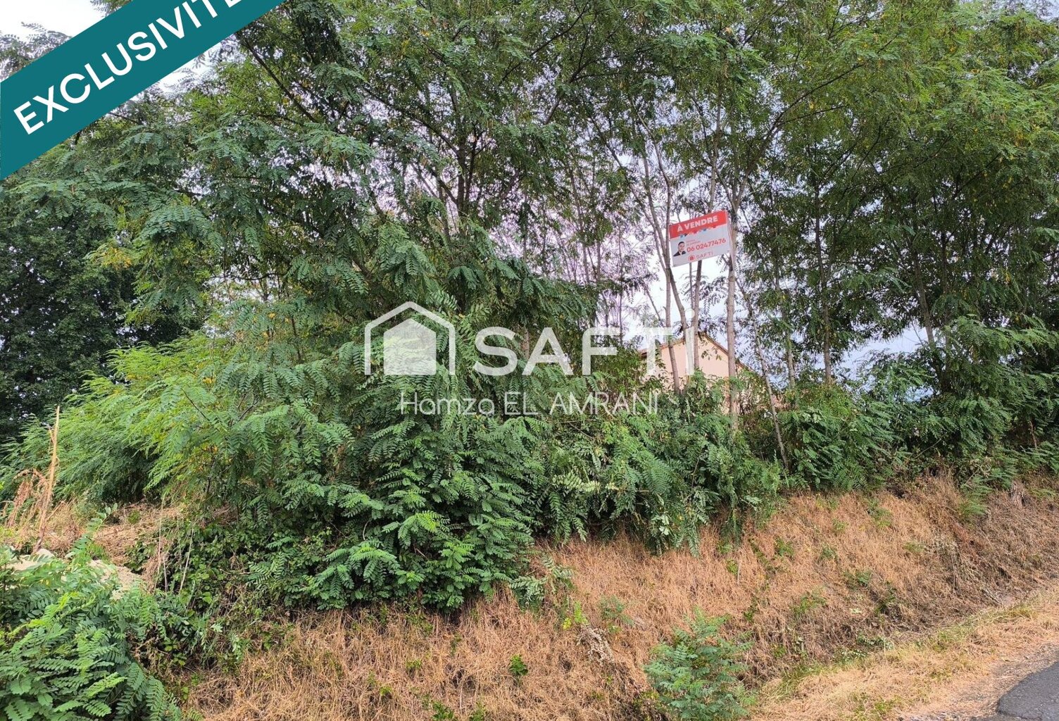 Terrain de surface moyenne, en bas de ville, secteur résidentiel, vue dégagée — photo 1