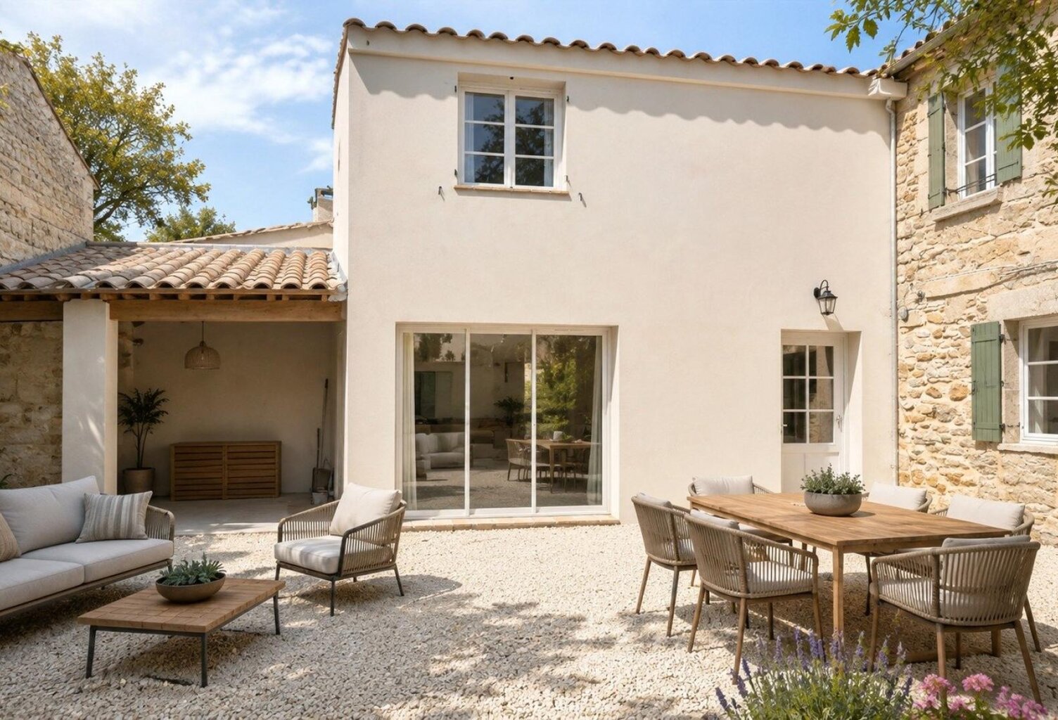 Maison de caractère avec cour intimiste, louée — photo 1