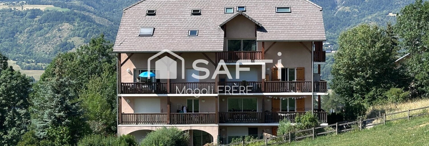 Appartement 3 Pièces 57 m² à vendre à Saint-Léger-les-Mélèzes (05260)