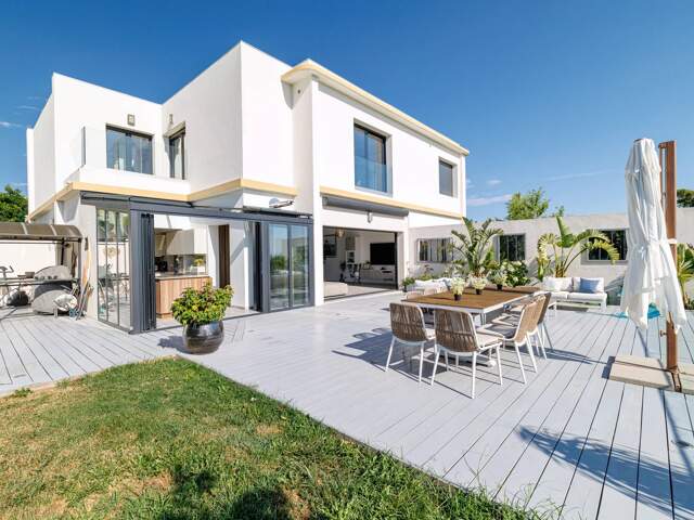 VILLA CALIFORNIENNE. NICE  / SAINT PIERRE  / VUE MER PANORAMIQUE — photo du bien