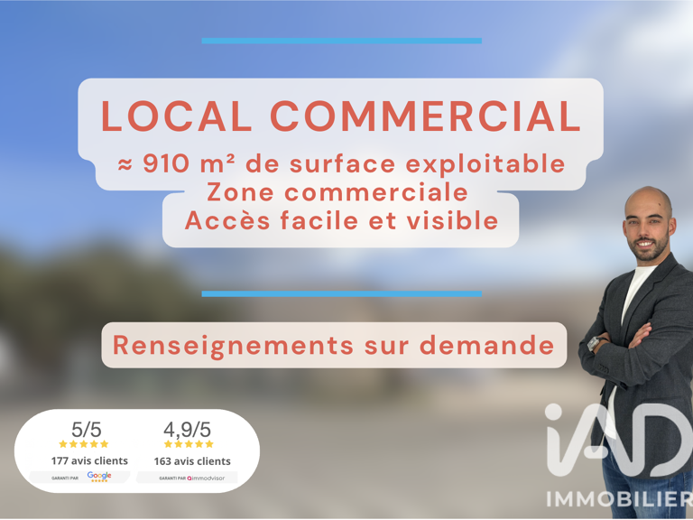 Vente Boutique/Local commercial 910 m&sup2; — photo 1