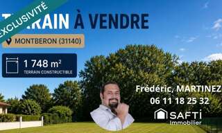 Terrain  1748 m² à vendre à Montberon (31140)