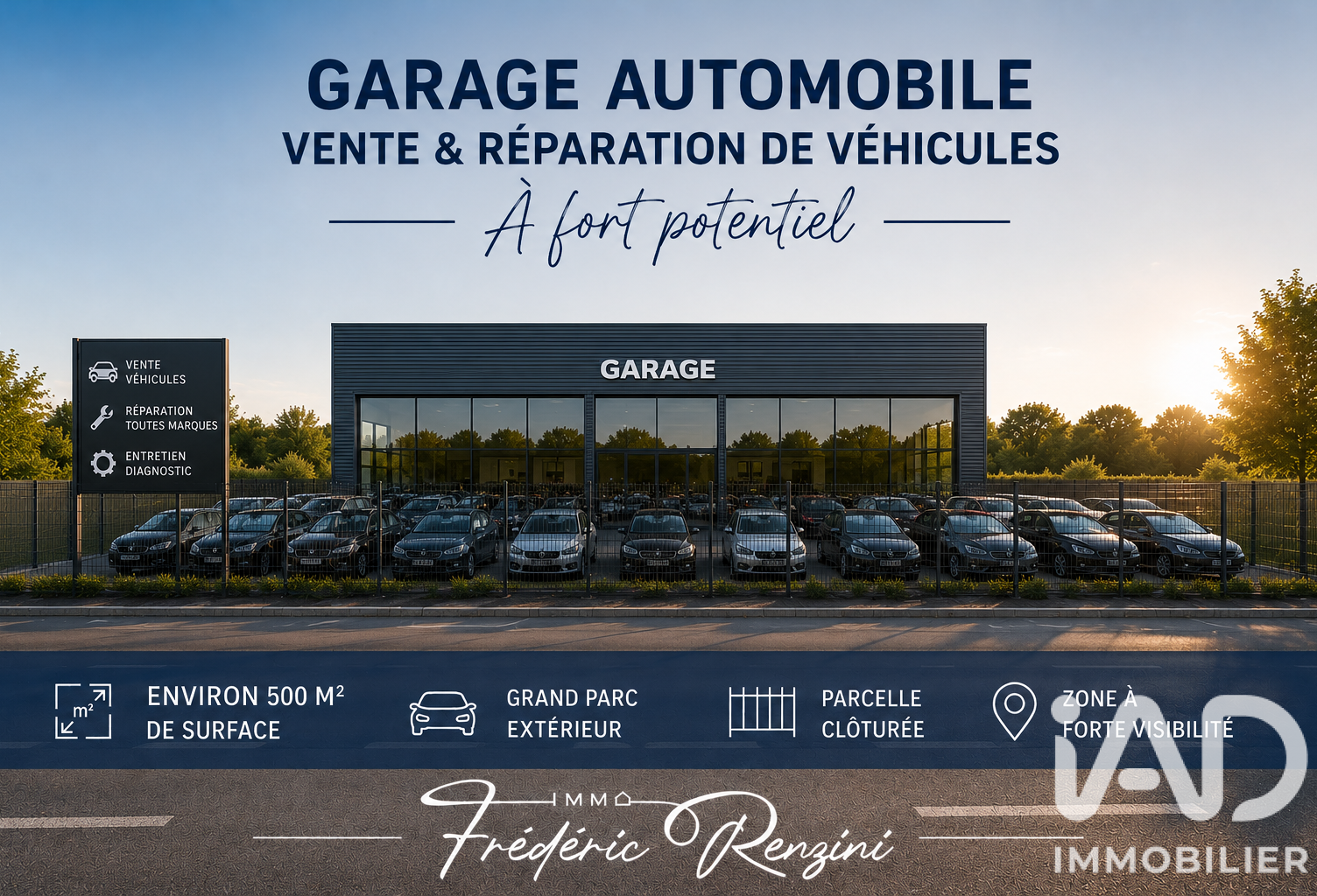 Vente Garage, Station-service 500 m&sup2; — photo 1