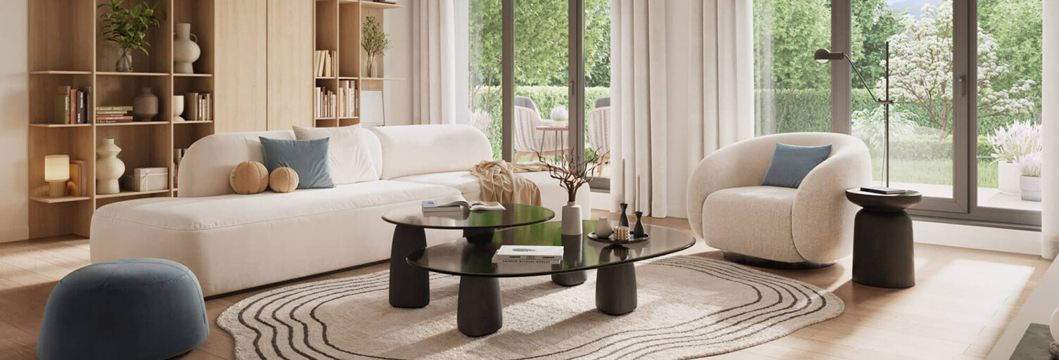 Appartement neuf T2, T3, T4 Pièce 43 à 94 m² à vendre à Marignier (74970)