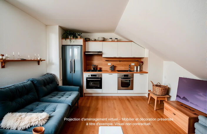 HONFLEUR – INVESTISSEMENT LOCATIF – STUDIO VENDU LOUÉ — photo 3