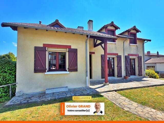 Maison à vendre 7 pièces + Garage + Jardin - Centre-Bourg ORADOUR SUR GLANE (87) — photo du bien