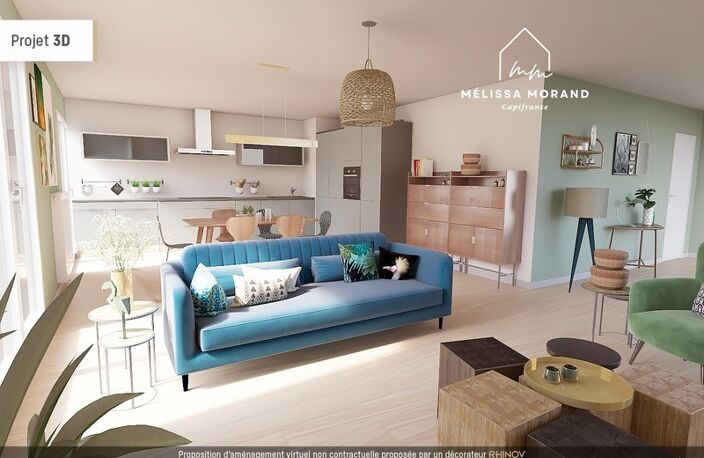 Appartement à vendre 3 pièces au dernier étage à RUMILLY (74) — photo 2